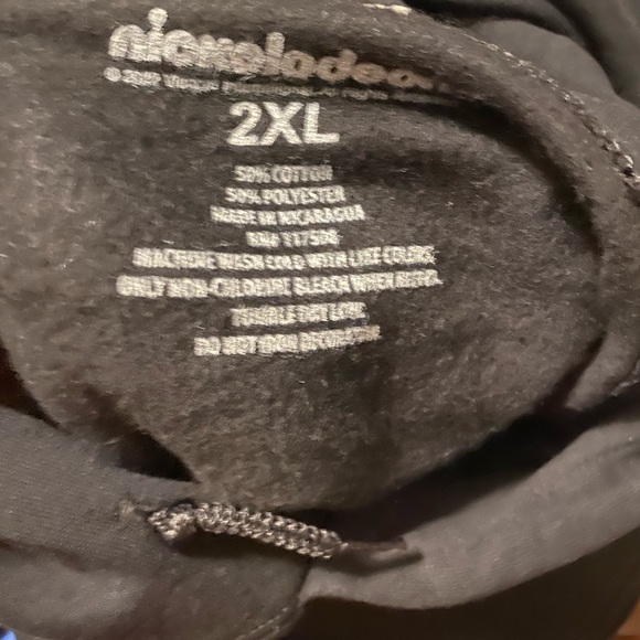 New Official Invader Zim and Gir Pullover 2 sided hoodie - Black sz 2x,3XL - Picture 4 of 6